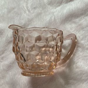 Depression glass creamer pitcher